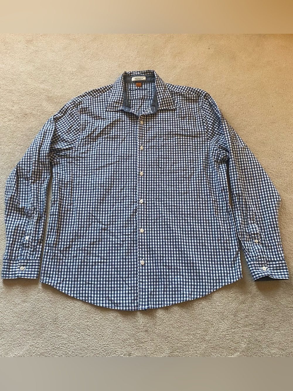 Tailor Vintage Men's Connecticut Originals Cotton Button Down Shirt XL Plaid